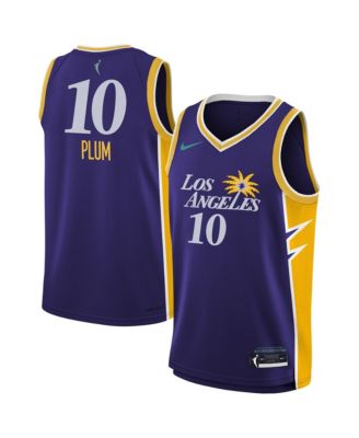 Nike Big Boys and Girls Nike Kelsey Plum Purple Los Angeles Sparks Explorer Edition Jersey