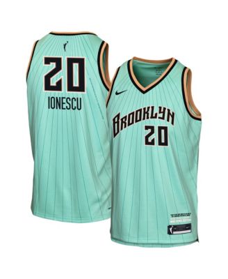 Nike Big Boys and Girls Sabrina Ionescu Mint New York Liberty Victory Rebel Edition Jersey
