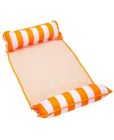 Orange white stripe