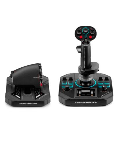 Система HOTAS Thrustmaster Sol-R4 — джойстик и рычаг управления для авиасимуляторов (совместимо с PC)