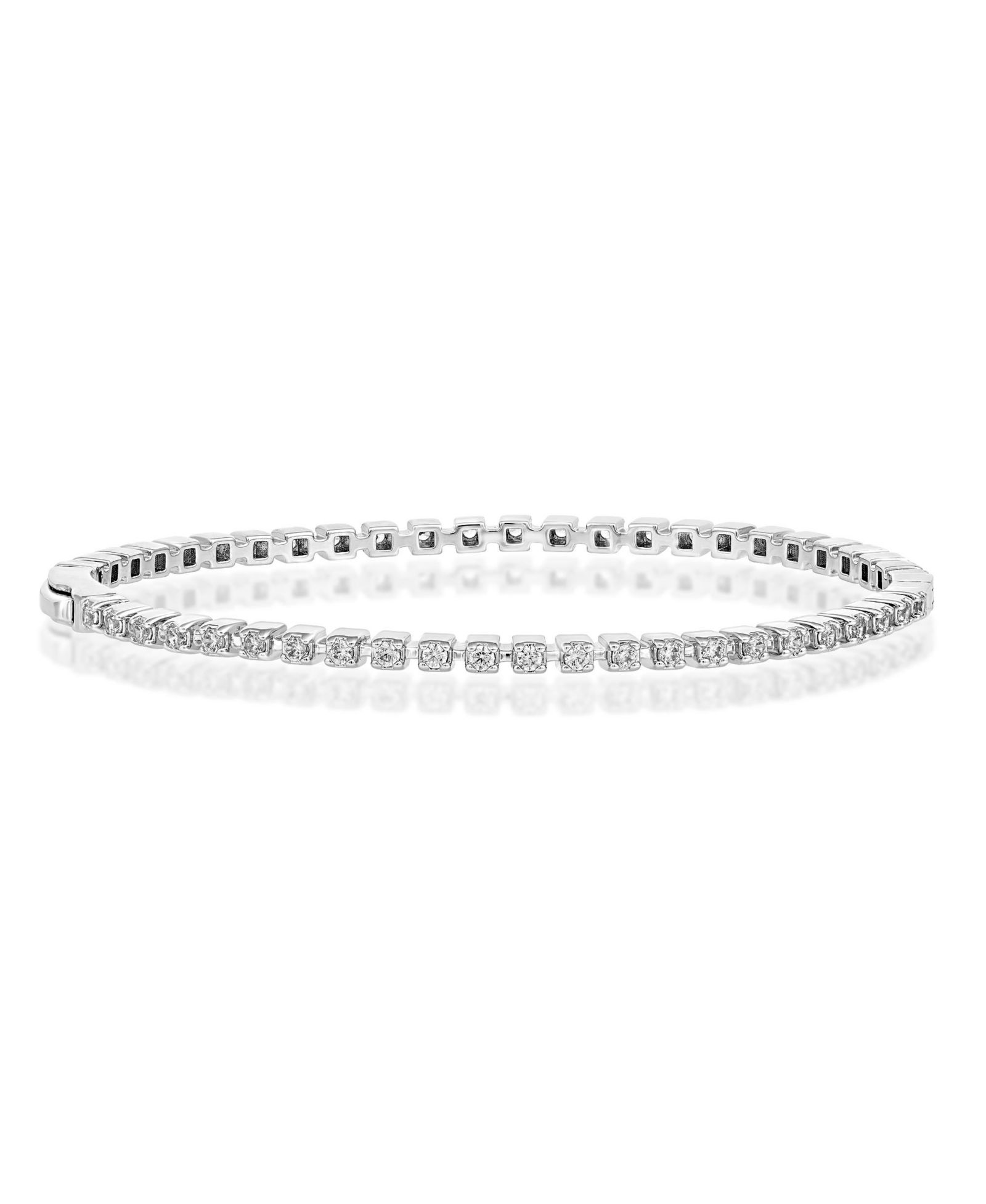 Браслет Simona Round 4-Prong CZ Bangle