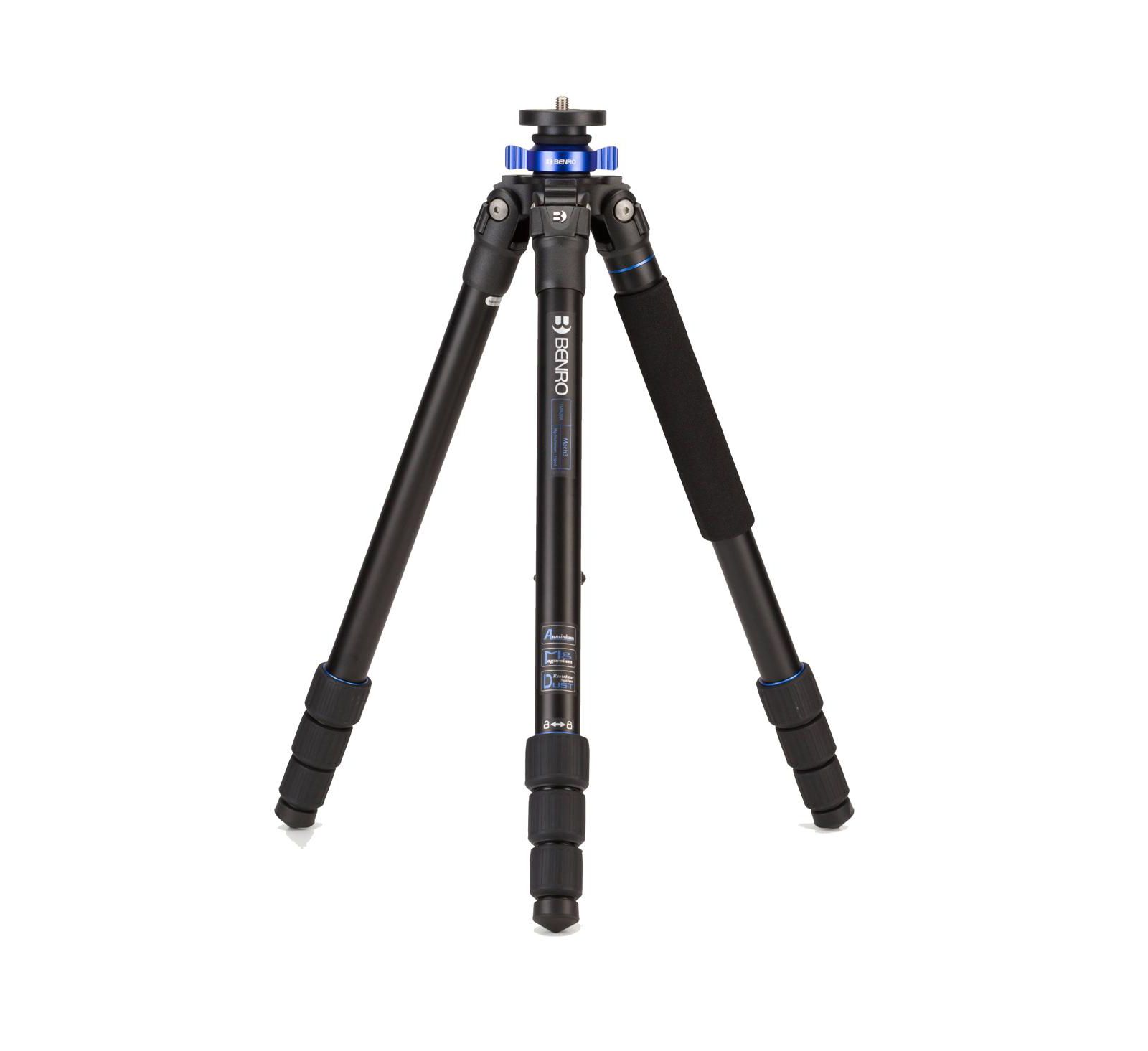 Benro Mach3 TMA28A Series 2 4-Section Aluminum Tripod/Monopod, Twist Lock