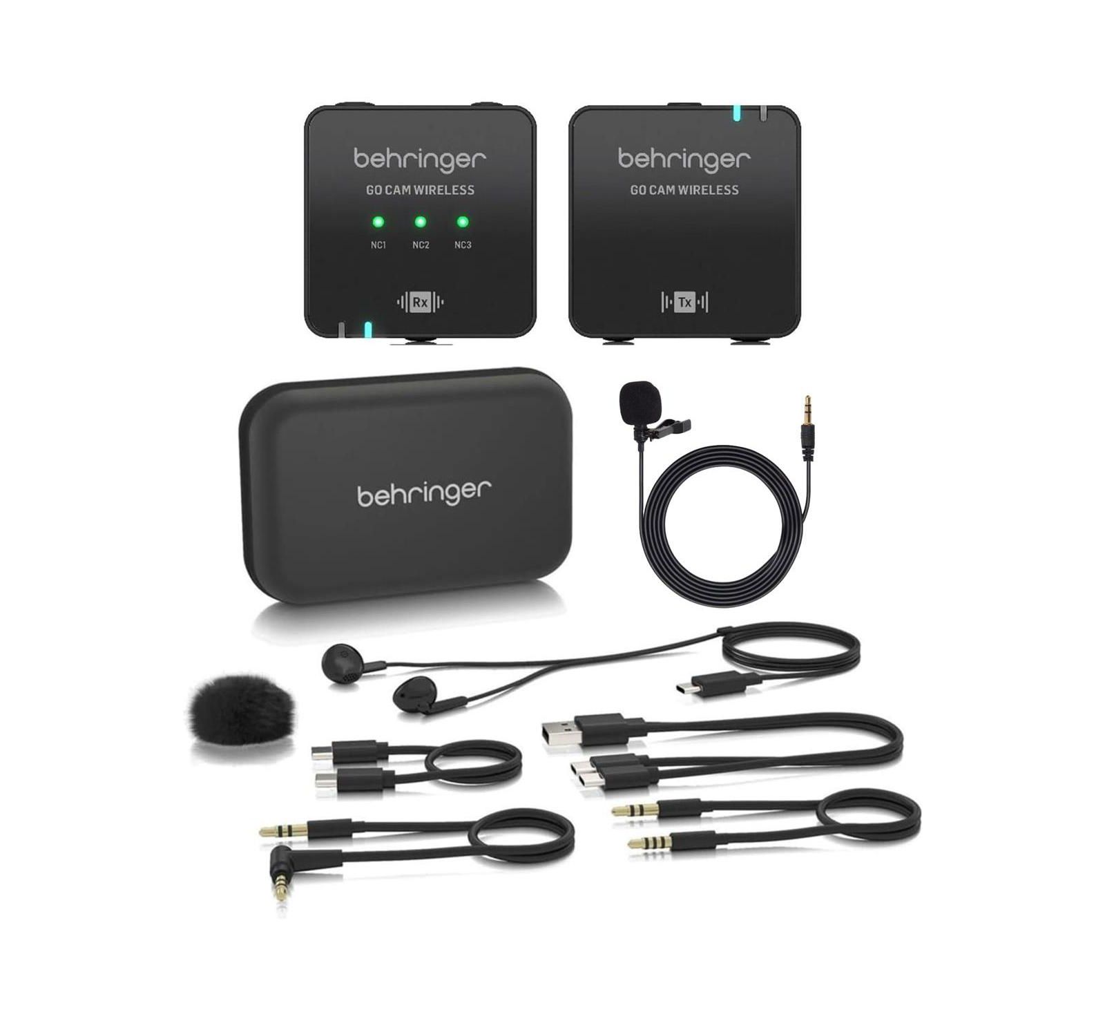 Беспроводная цифровая микрофонная система Behringer GO CAM с петличным микрофоном