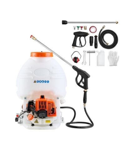 SUGIFT Gas Powered Backpack Sprayer 26.5CC 0.9HP Engine Garden Sprayer with 5 Gallon Tank