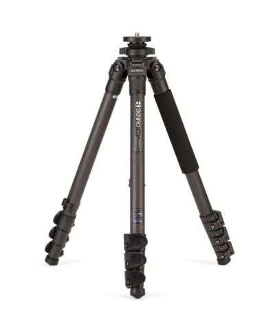 Benro TAD28C Series 2 4-Section Adventure 8X Carbon Fiber Tripod, Flip Lock
