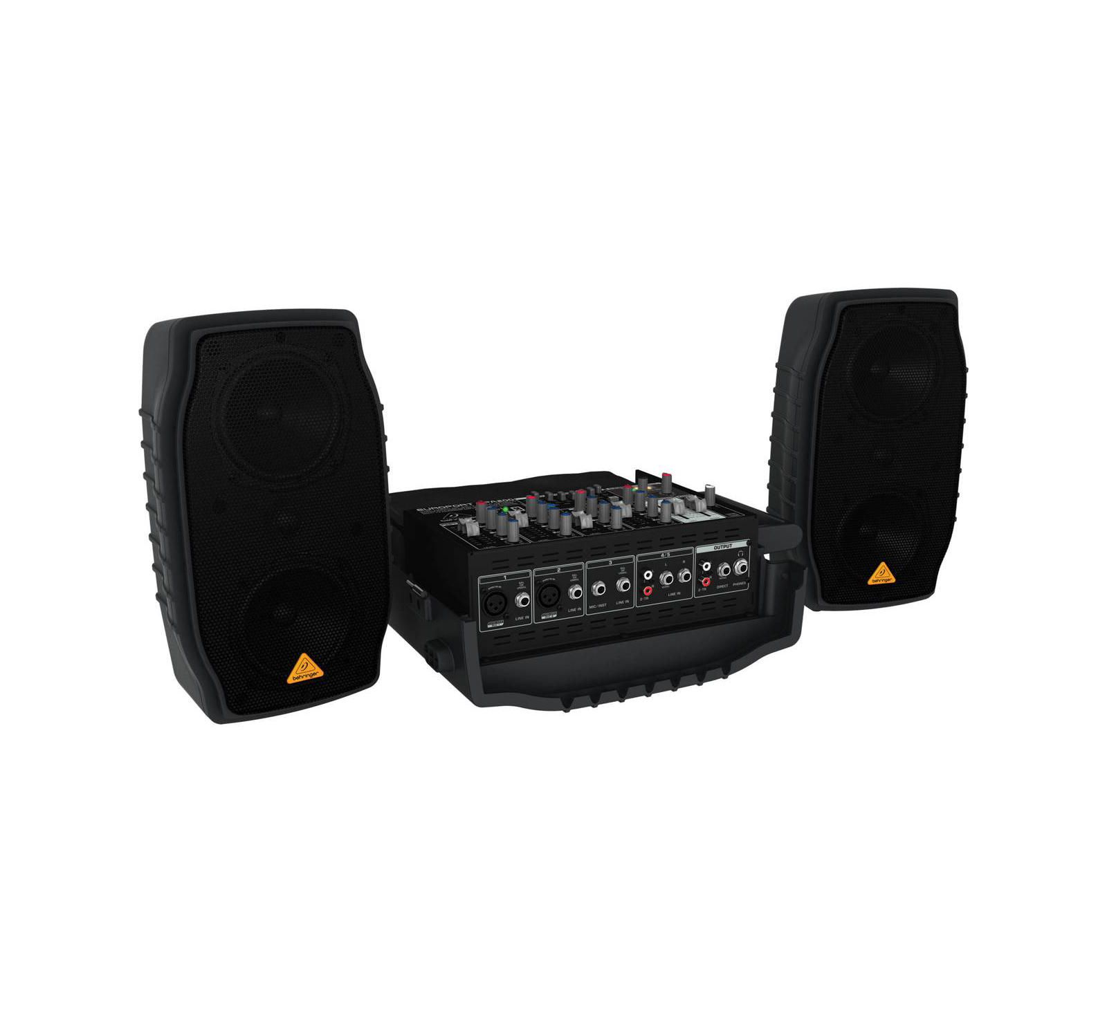 Behringer Europort PPA200 200-Watt 5-Channel Portable PA System