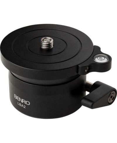 Benro LBA2 110 lbs Capacity Leveling Base for Camera Tripods & Mounts