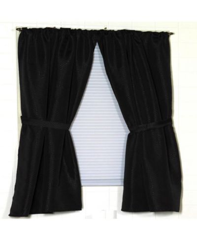 Carnation Home Fashions "Lauren" Diamond-Piqued, 100% Polyester Window Curtain