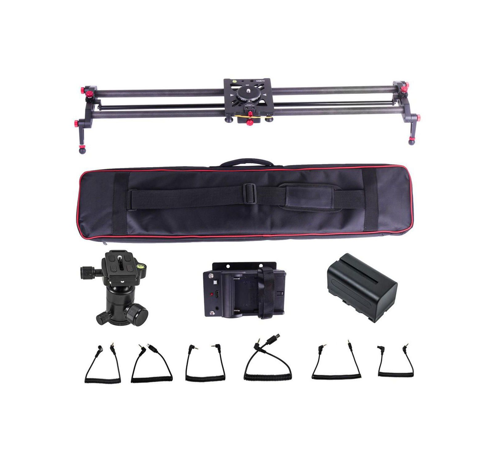 Came-tv 120cm Motorized Parallax Slider with Bluetooth for Cameras