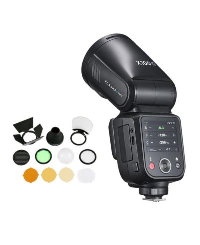 Вспышка Flashpoint X100 TTL R2 для Nikon с комплектом аксессуаров