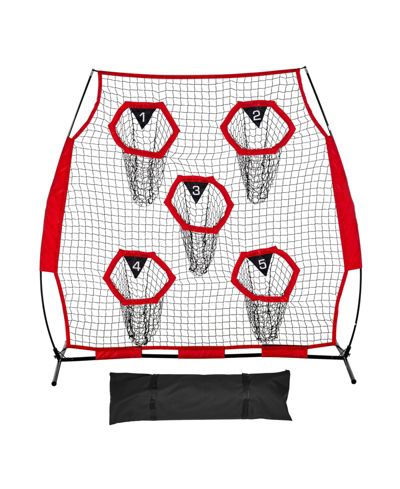 Сетка для тренировки футболистов Mecale 6 x 6 Ft Football Trainer Throwing Net с чехлом