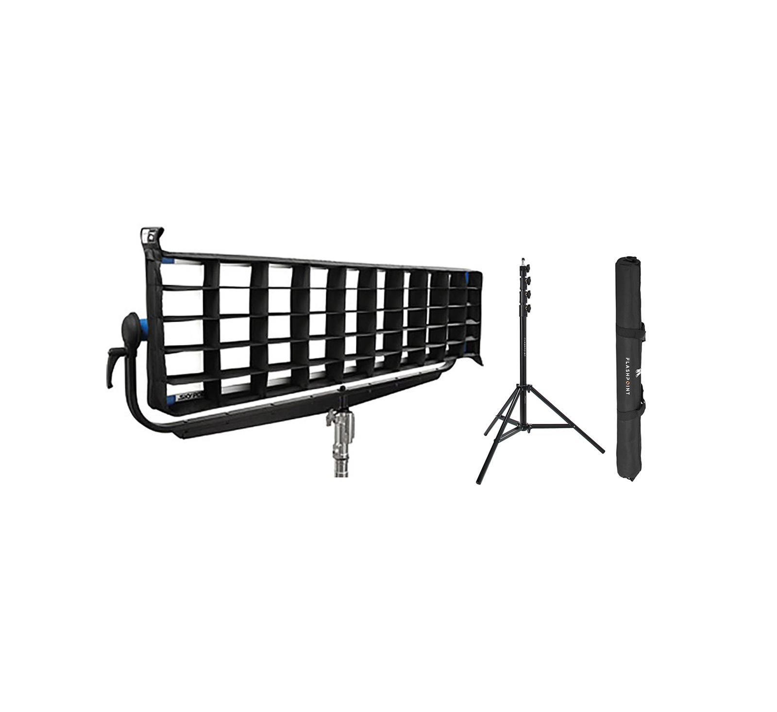 Arri 40x60 Degree SnapGrid Air-Cushioned Light Stand, 2-Piece Bundle for S120 SkyPanel