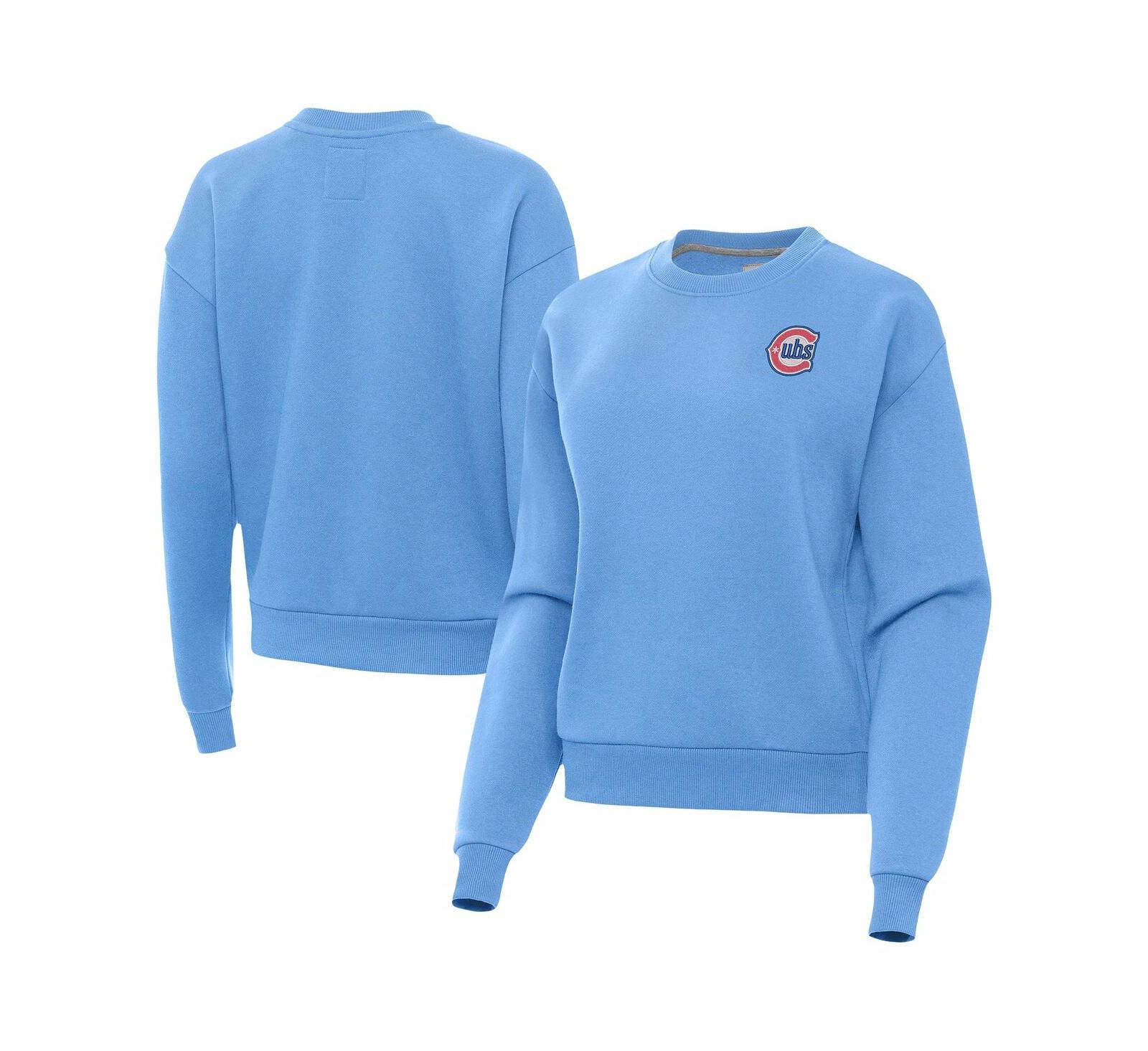 Antigua Женский свитшот Chicago Cubs Alternate Logo Victory Pullover