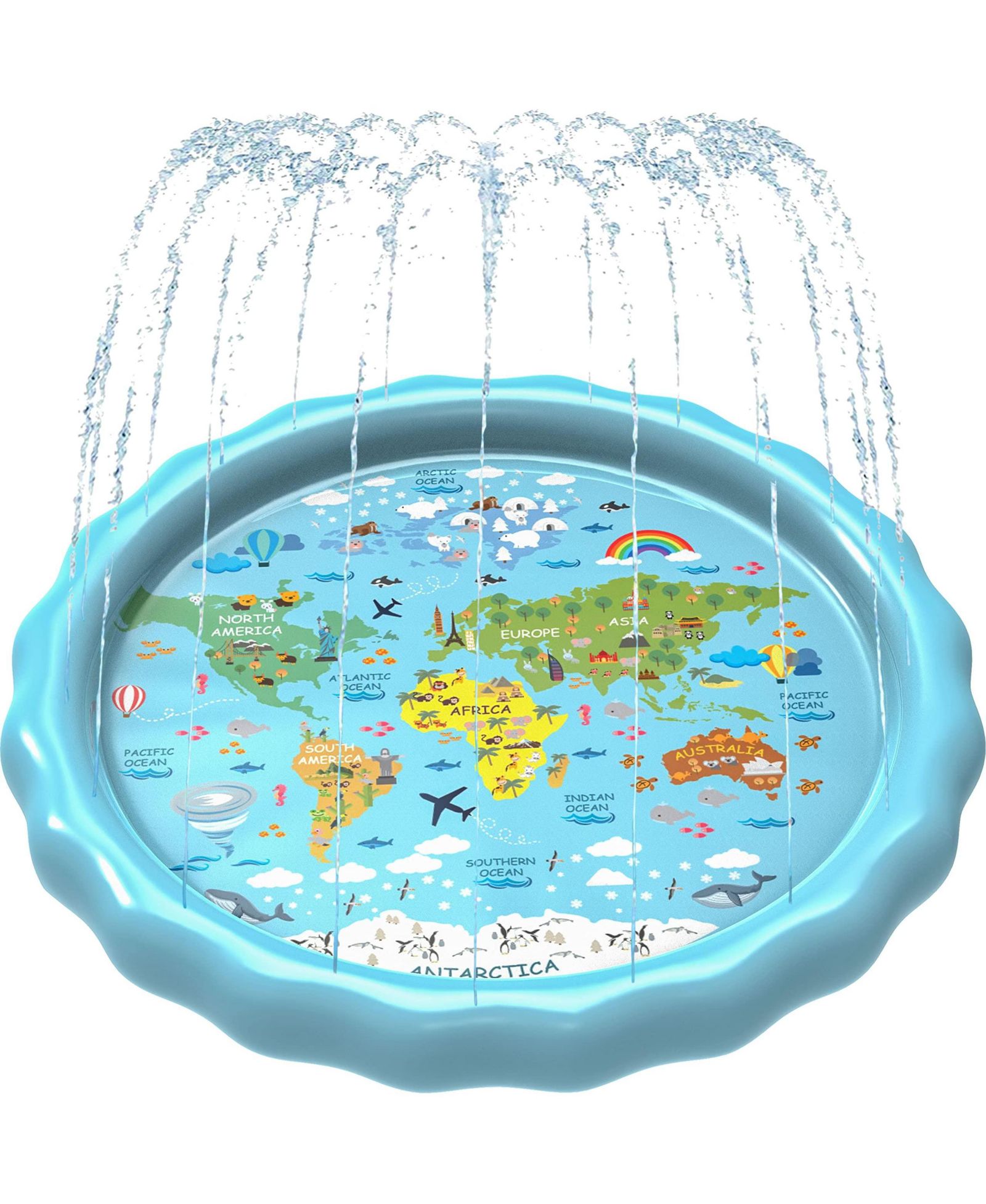 Детский игровой коврик-спринклер GNUADZ Splash Pad