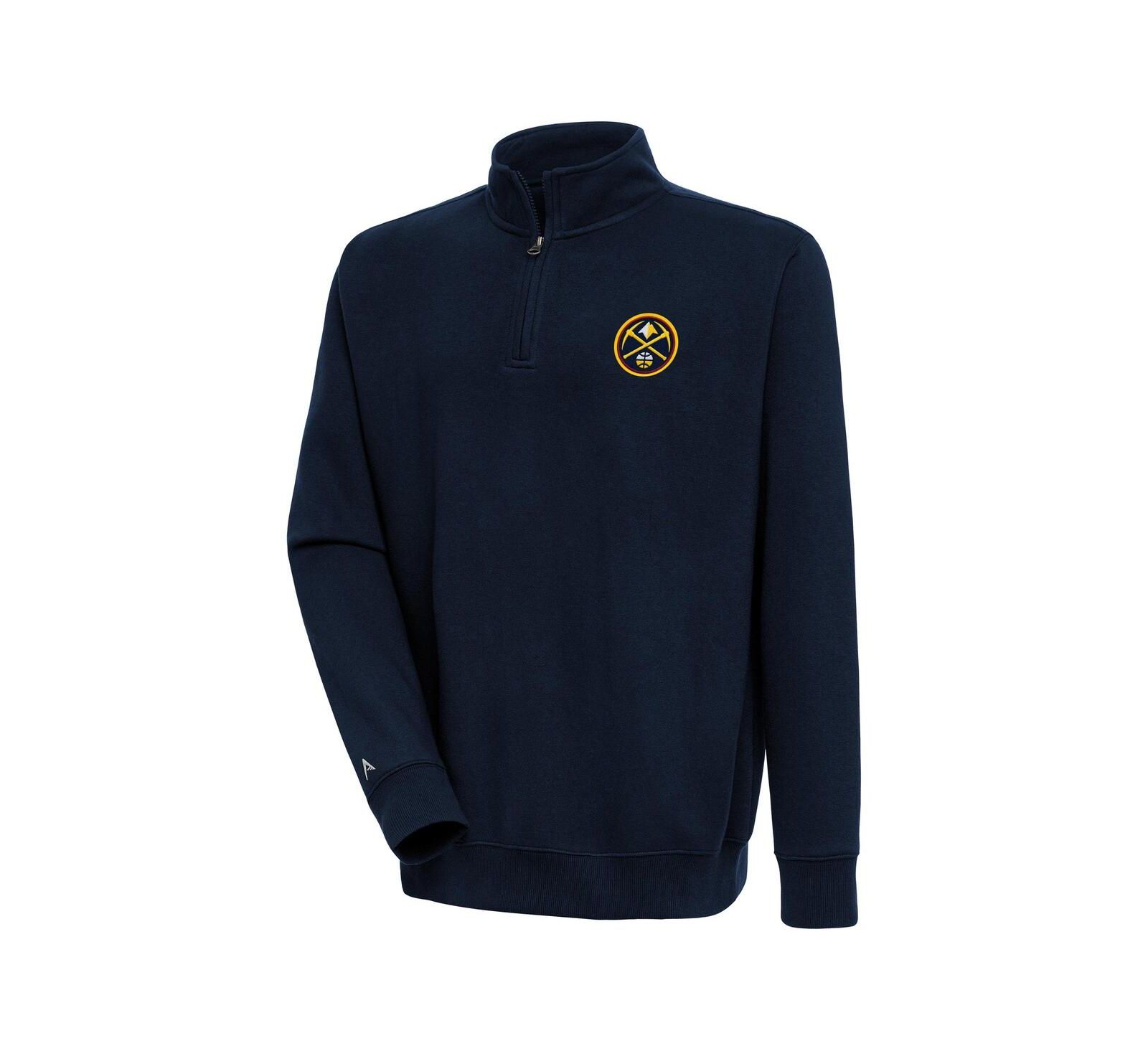 Мужская толстовка Antigua Navy Denver Nuggets Victory Quarter-Zip Pullover