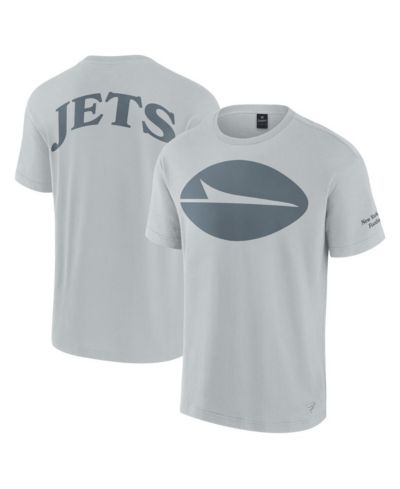 Fanatics Men's and Women's Gray New York Jets Elements Iconic T-Shirt
