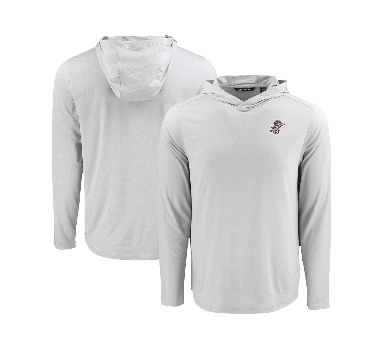 Cutter & Buck Мужская футболка с длинным рукавом Coastline Epic Comfort, серая
