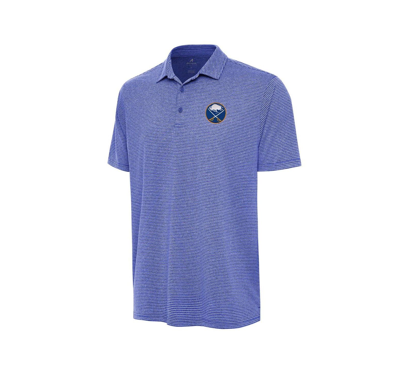 Мужская рубашка-поло Antigua Heather Royal Buffalo Sabres Scheme Polo Shirt