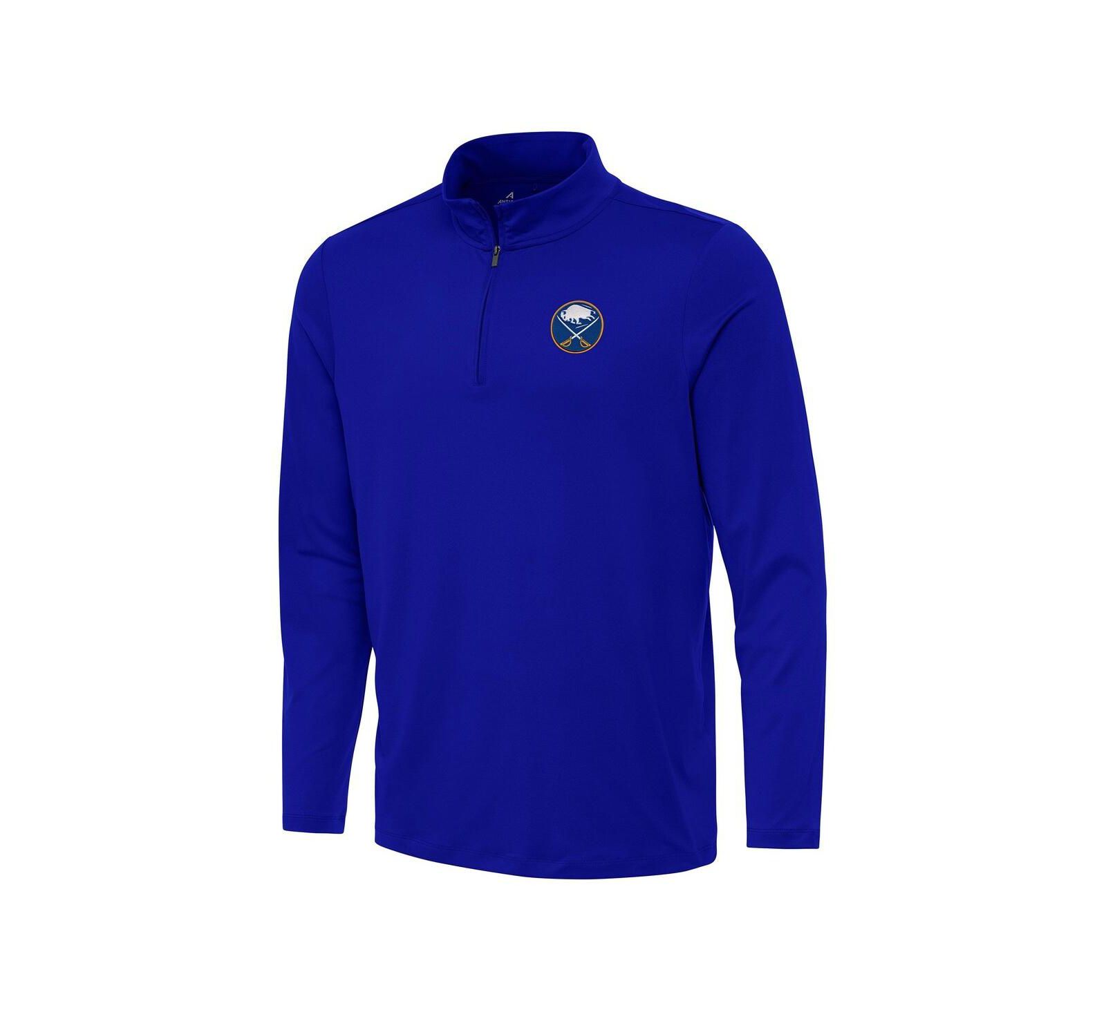 Мужская кофта Antigua Royal Buffalo Sabres Reprocess Quarter-Zip