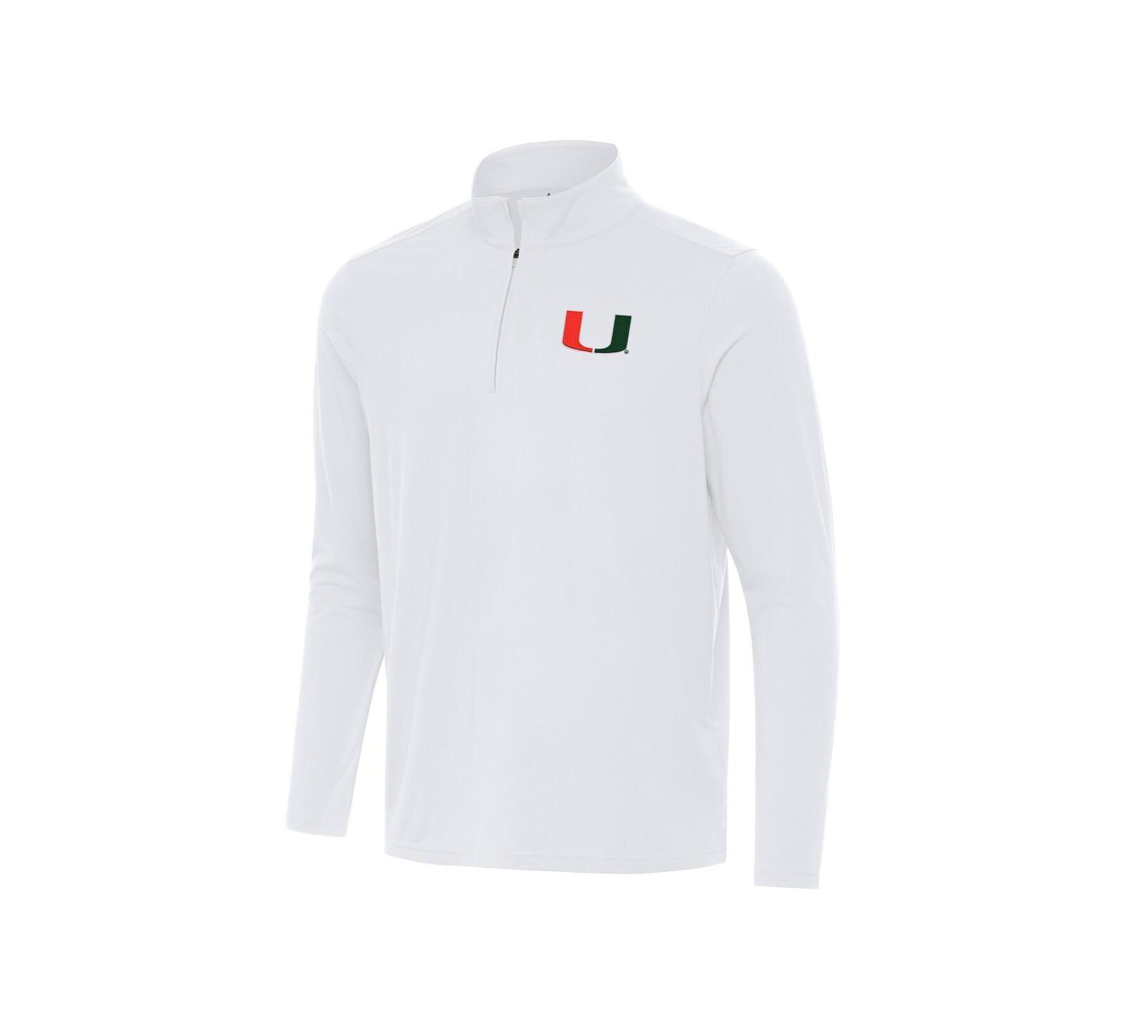 Antigua Мужская рубашка Miami Hurricanes Quarter-Zip