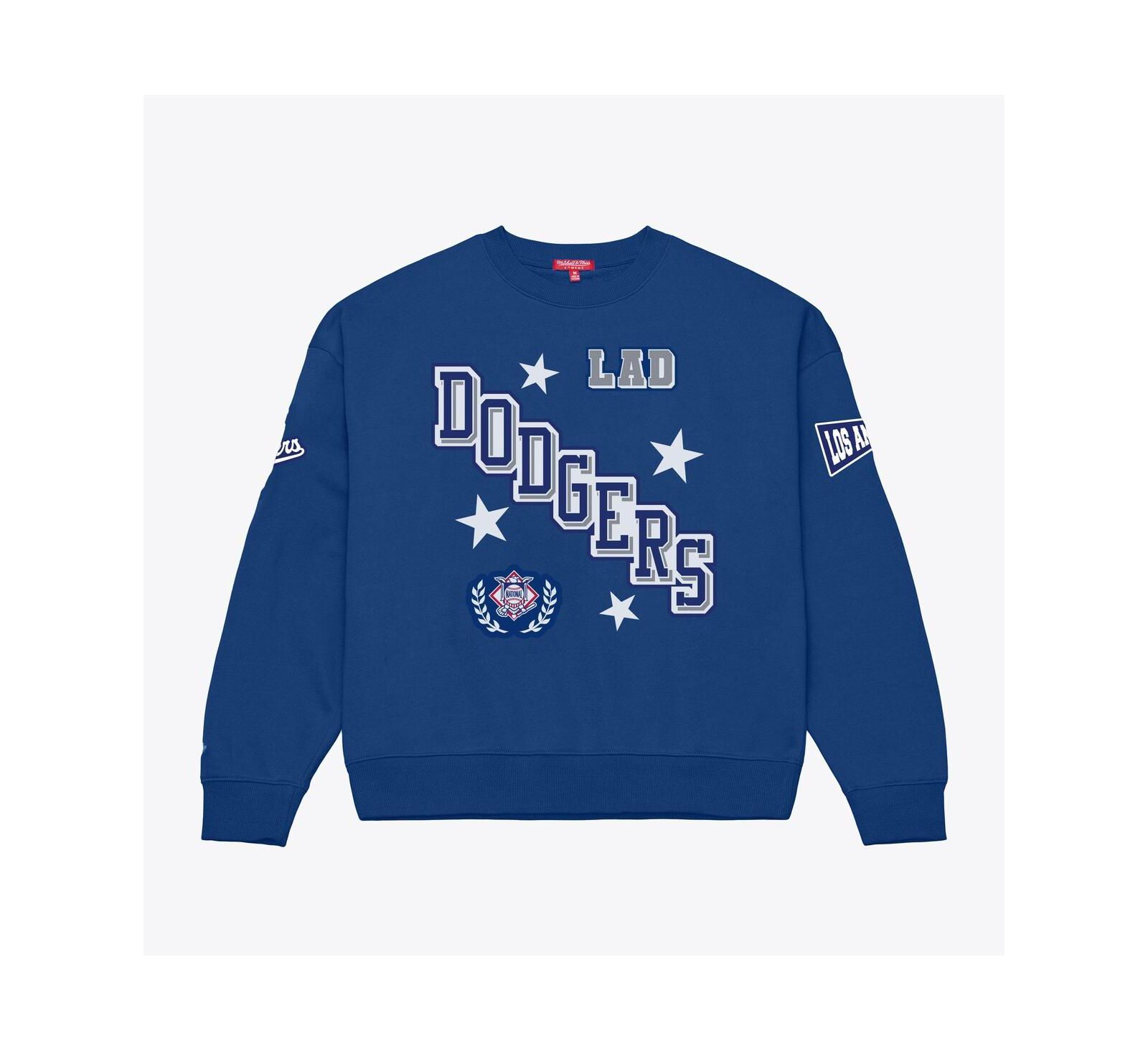 Mitchell & Ness женский свитшот Royal Los Angeles Dodgers Pep Rally