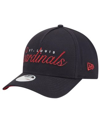 New Era Женская кепка A-Frame 9FORTY с металлическим логотипом St. Louis Cardinals, темно-синяя