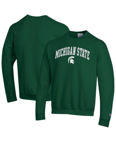 Мужская толстовка Champion Green Michigan State Spartans Arch Over Logo