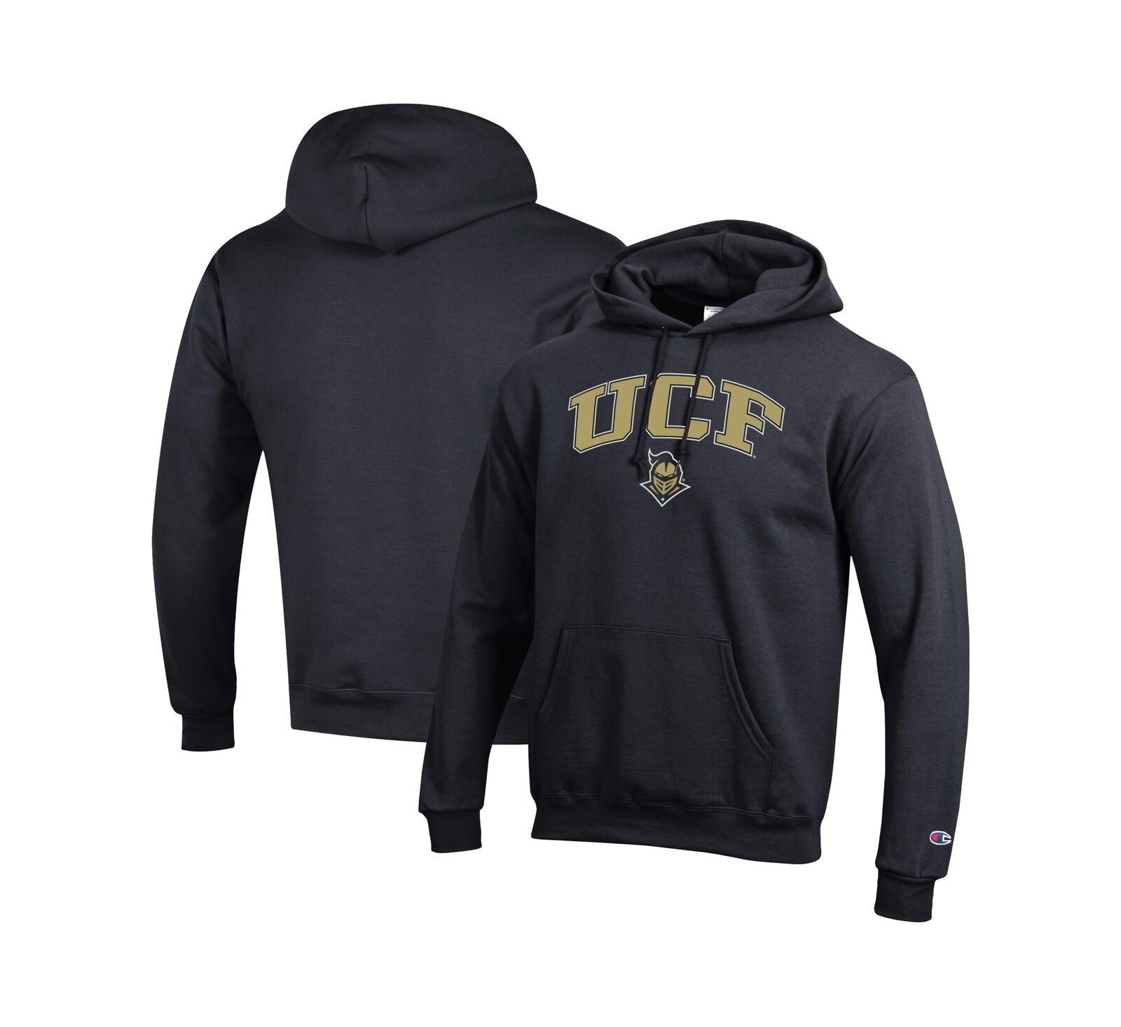 Champion Men's Black UCF Knights Arch Over Logo Pullover Hoodie