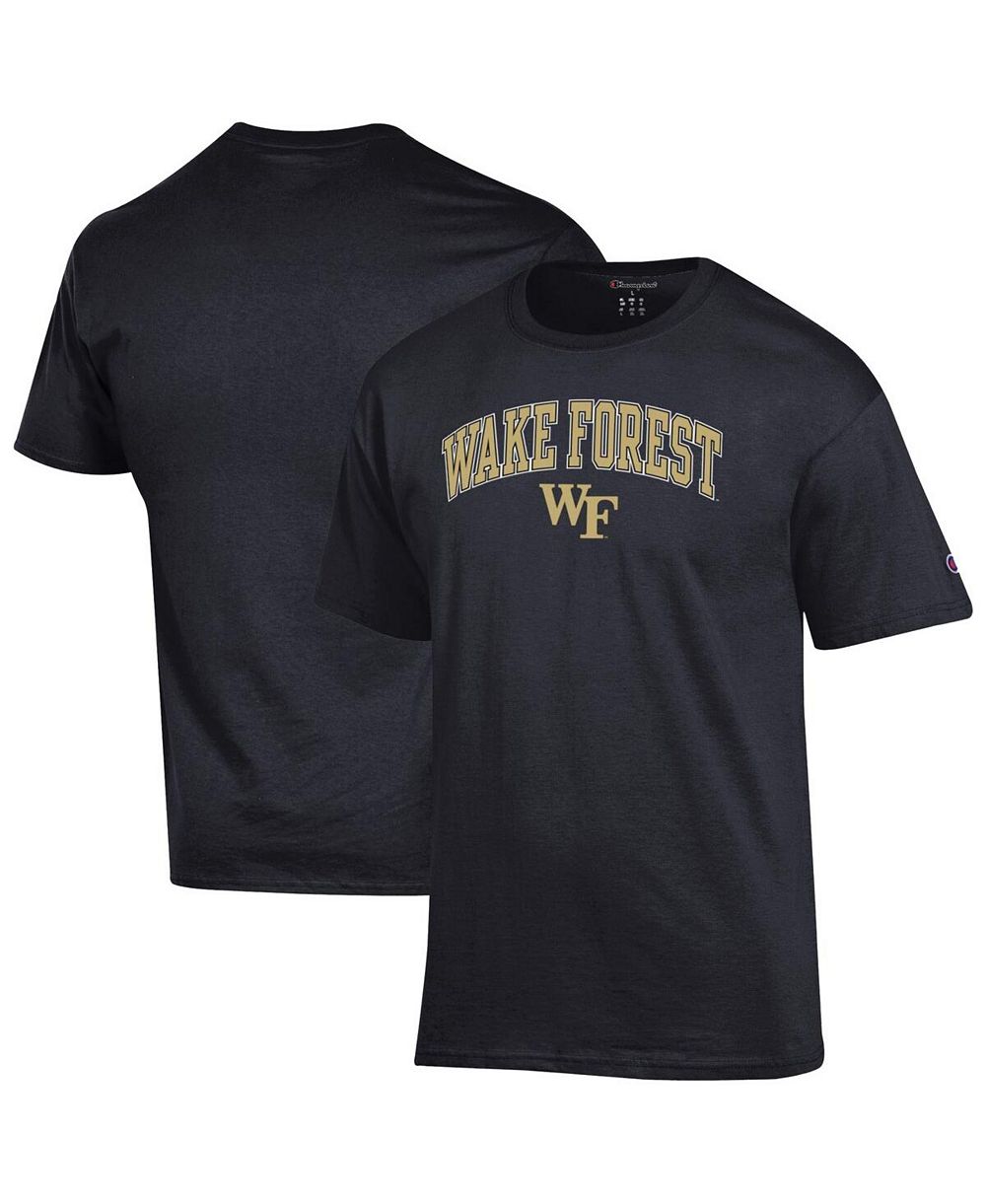 Мужская футболка Champion Gold Wake Forest Demon Deacons Arch Over Logo