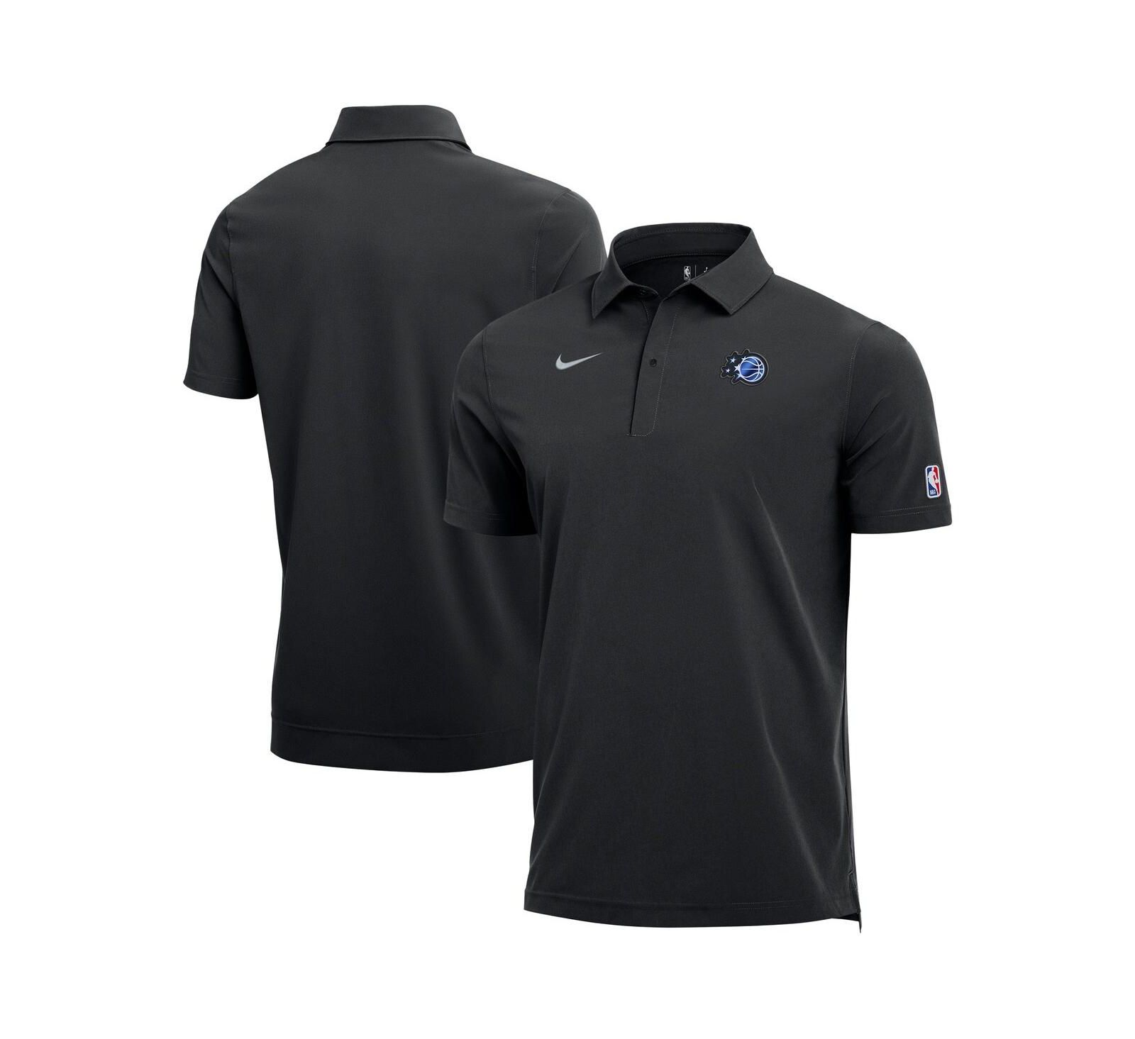 Nike Men's Black Orlando Magic 2025/26 Authentic Dri-FIT Coaches Polo Shirt