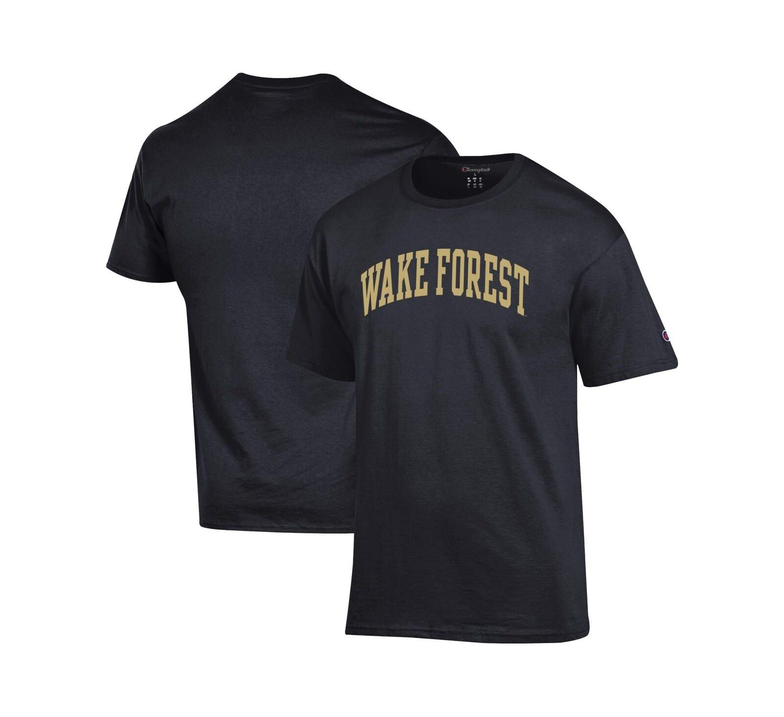 Champion Мужская футболка Black Wake Forest Demon Deacons Basic Arch