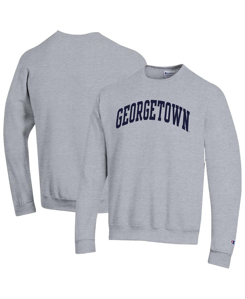 Champion Мужской флисовый свитшот с капюшоном Georgetown Hoyas Basic Arch, темно-синий