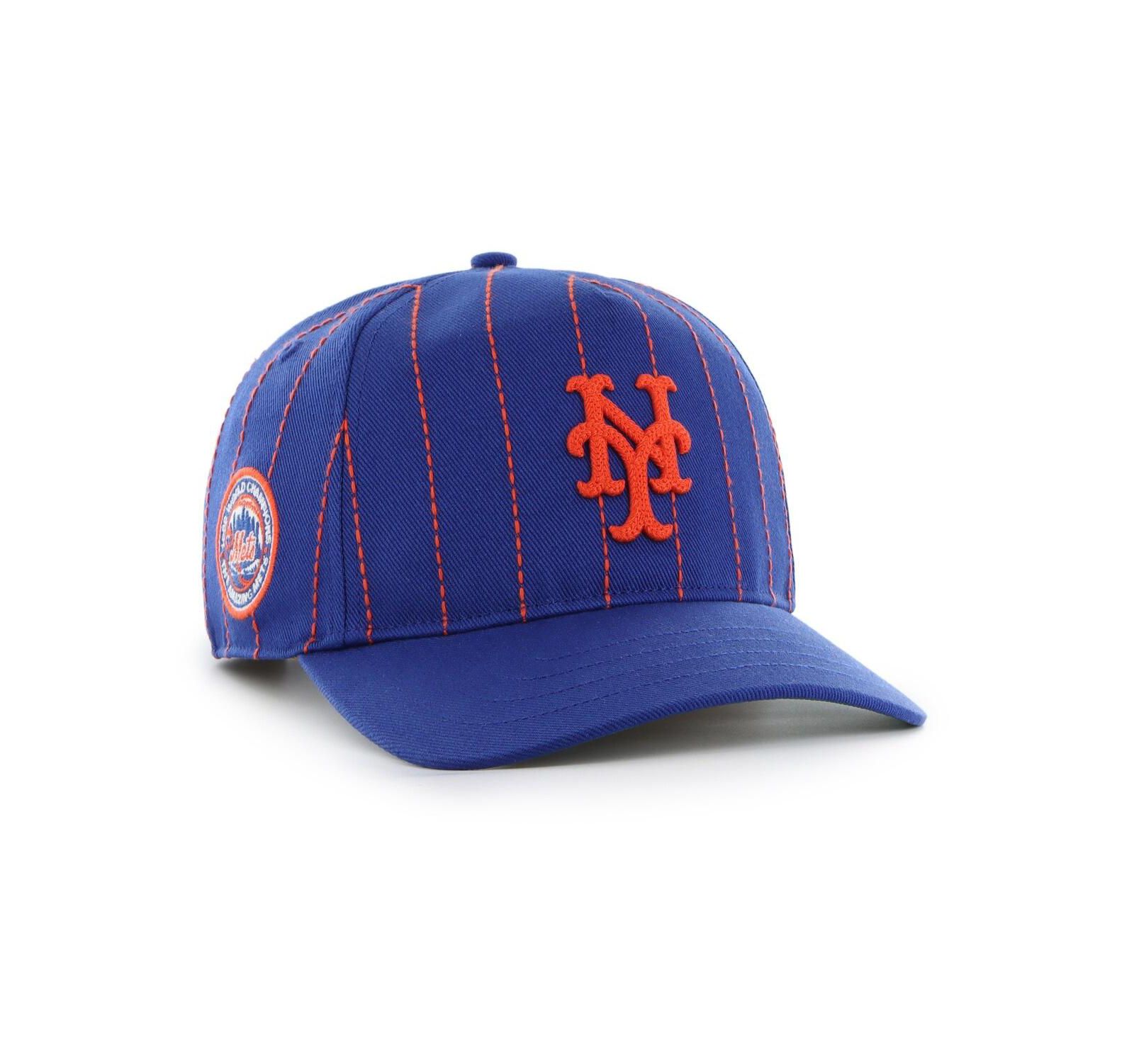 '47 Brand x Rawlings Men's Royal New York Mets Pinstripe Hitch Adjustable Hat