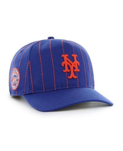 Кепка '47 Brand x Rawlings Мужская Royal New York Mets Pinstripe Hitch регулируемая