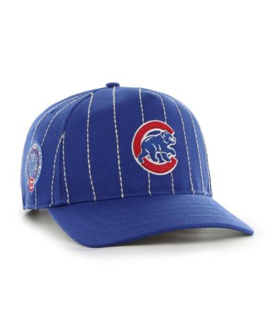 Мужская регулируемая кепка '47 Brand x Rawlings Chicago Cubs Pinstripe Hitch Royal