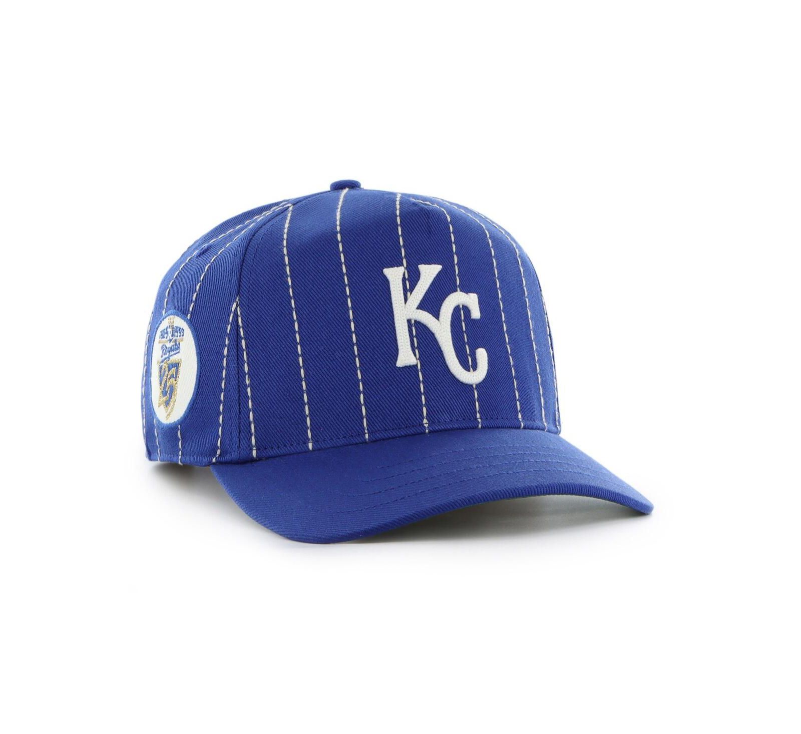 '47 Brand x Rawlings Men's Royal Kansas City Royals Pinstripe Hitch Adjustable Hat