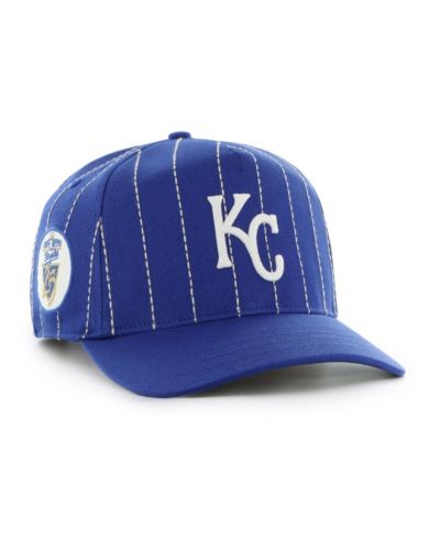 Мужская регулируемая кепка '47 Brand x Rawlings Royal Kansas City Royals Pinstripe Hitch