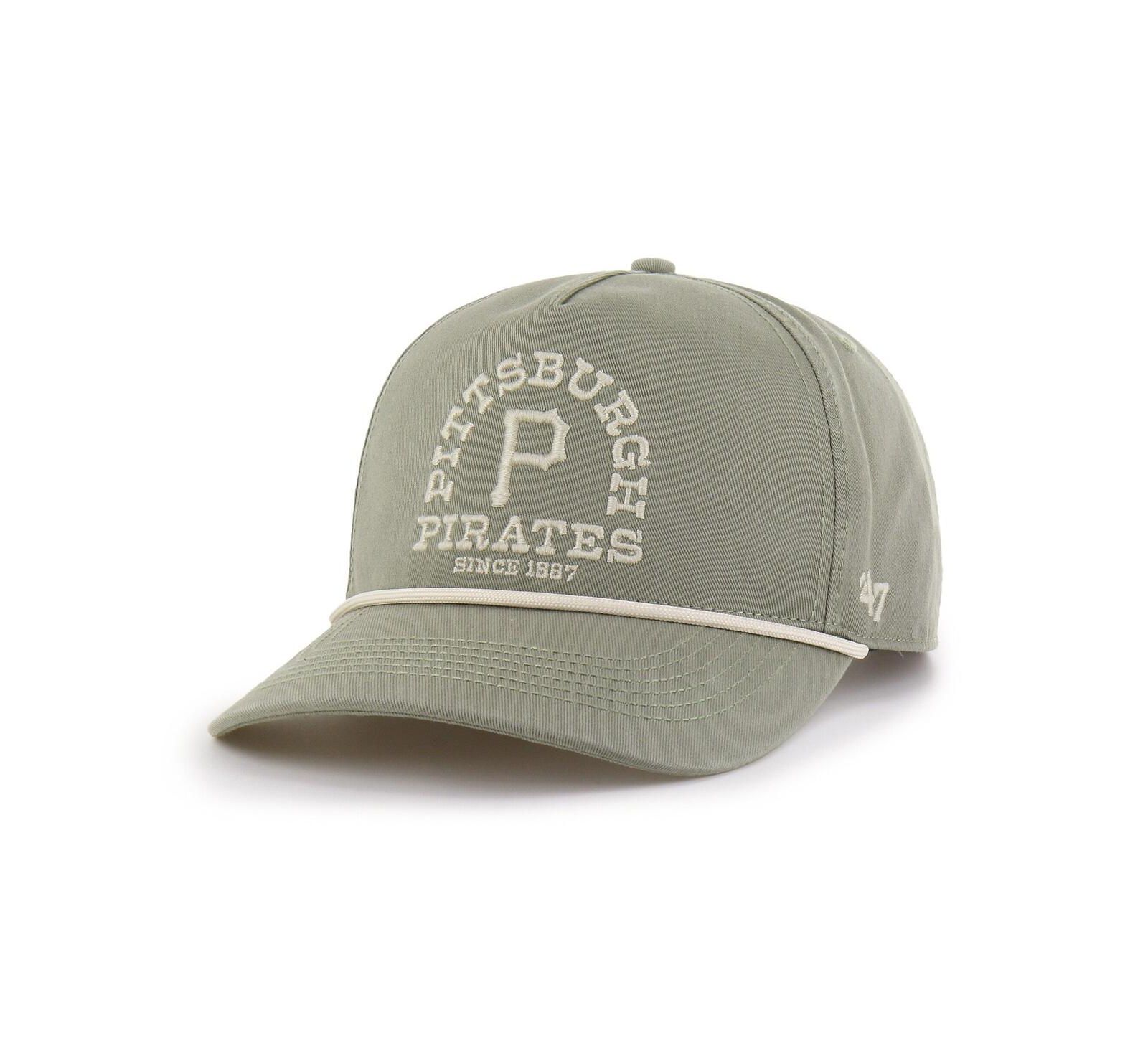 '47 Brand Мужская Olive Pittsburgh Pirates Canyon Ranchero Hitch Adjustable Hat