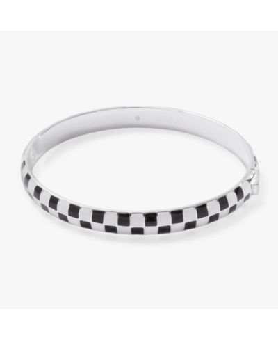 Alex and Ani  Checker Hinge Bangle