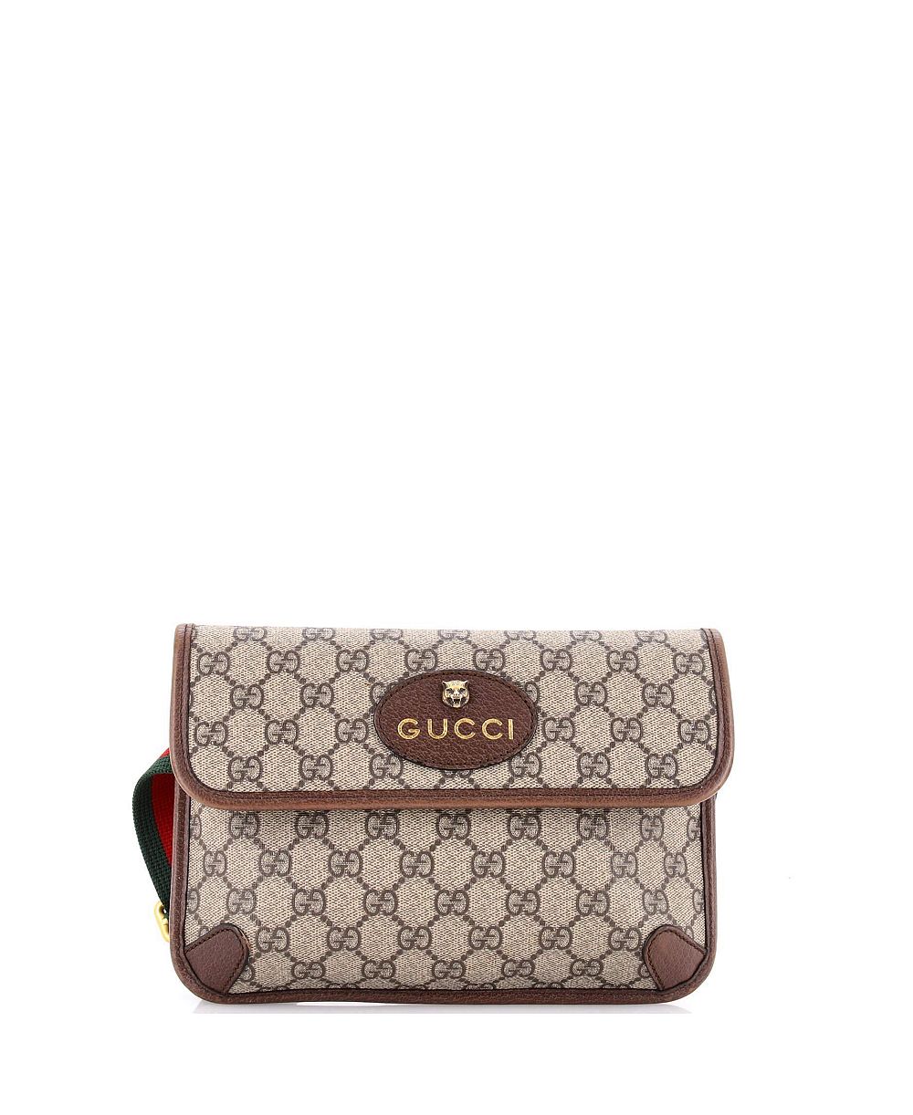 Сумка-ремень Gucci Neo Vintage с клапаном из ткани GG с покрытием