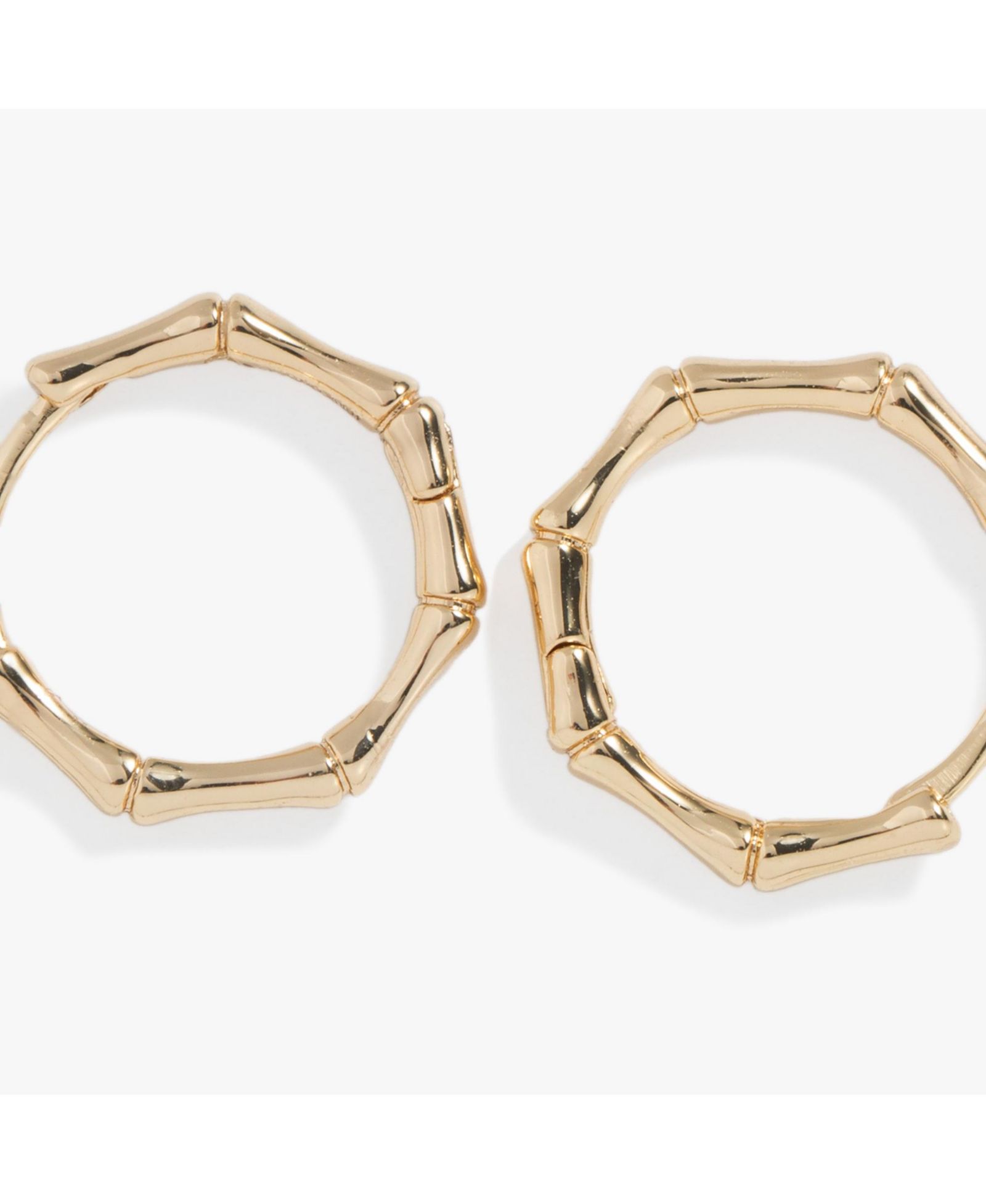 Серьги Alex and Ani Bamboo Huggie