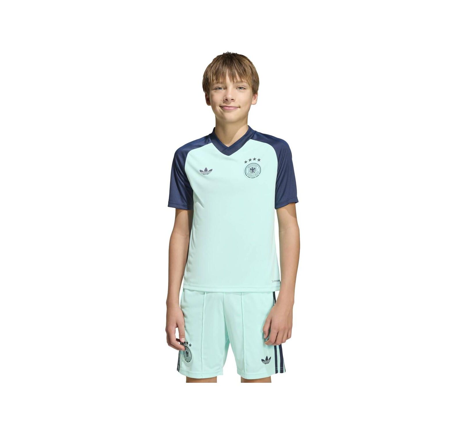 Adidas Big Boys and Girls Turquoise Germany National Team 2026 Pre-Match Jersey