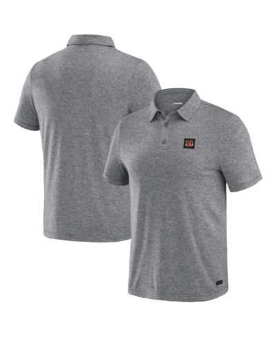 J. Palmer Men's Black Cincinnati Bengals Four Down Polo Shirt