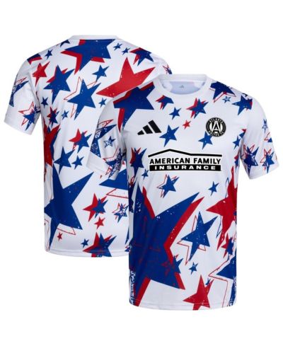 Adidas Men's White Atlanta United FC 2026 Americana Pre-Match Jersey