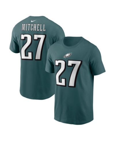 Nike Men's Quinyon Mitchell Green Philadelphia Eagles Name and Number T-Shirt