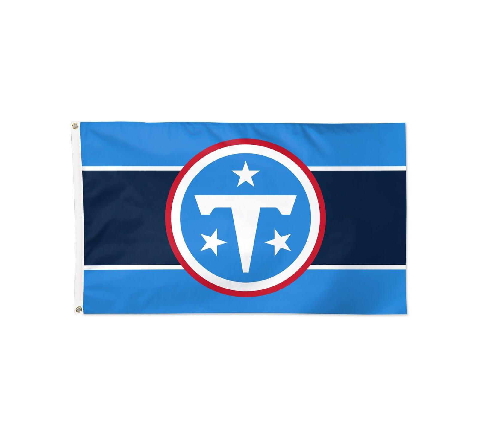 Wincraft Tennessee Titans Single-Sided Deluxe 3' x 5' Horizontal Stripe Flag