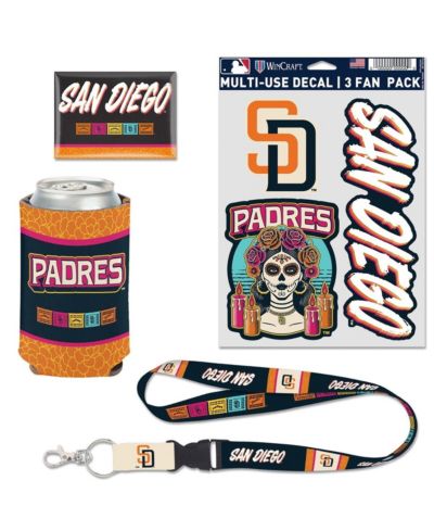 Набор фаната Wincraft San Diego Padres 2026 City Connect, 4 предмета