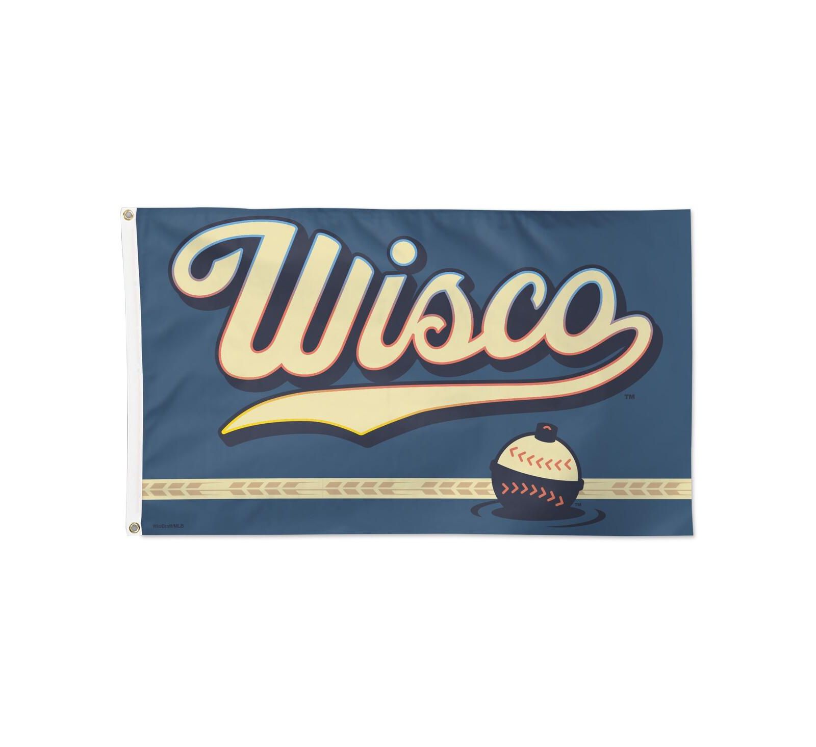 Wincraft Milwaukee Brewers 2026 City Connect Single-Sided Deluxe 3' x 5' Flag