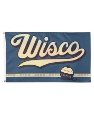 Двусторонний флаг Wincraft Milwaukee Brewers 2026 City Connect размером 3'x5'