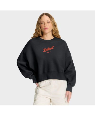 Nike Женская свитшот Detroit Tigers Oversized Primetime черный
